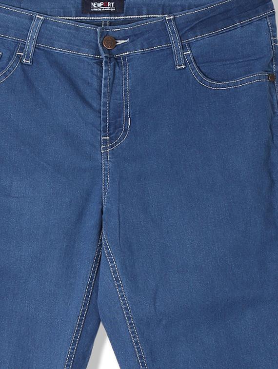mid rise stone washed denim jeans - 17836206 - Zoom Image - 3