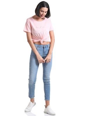 mid rise stone washed jean - 17836233 - Standard Image - 4