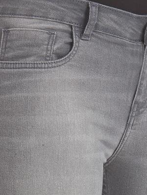 mid rise stone washed denim jeans - 17836241 - Standard Image - 5