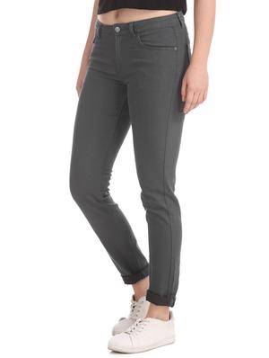 mid rise stone washed denim jeans - 17836243 - Standard Image - 2