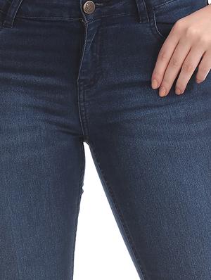 mid rise stone washed denim jeans - 17836245 - Standard Image - 5