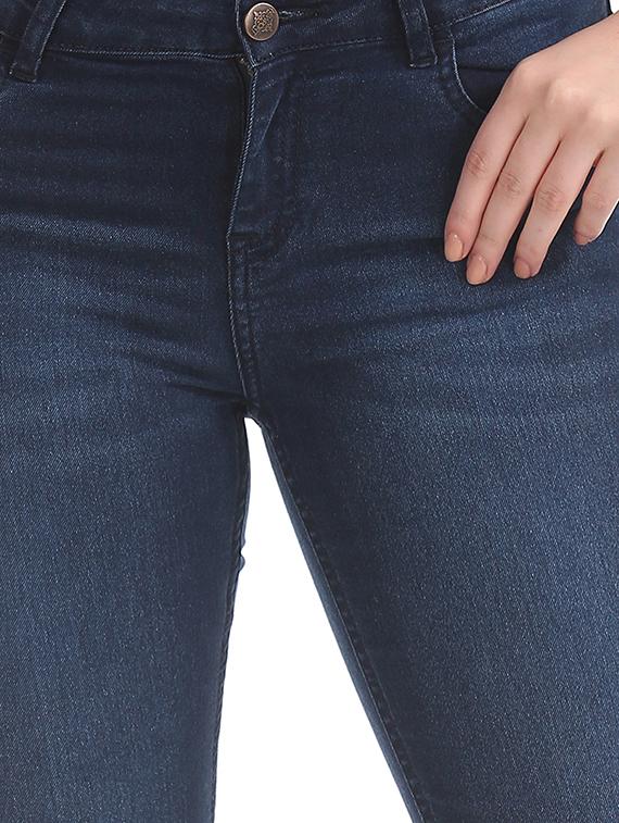 mid rise stone washed denim jeans - 17836245 - Zoom Image - 5