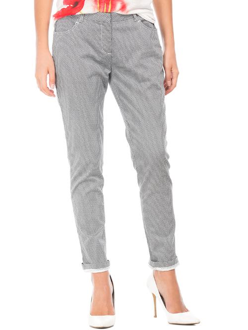 mid rise flat front trouser - 17836347 - Very Small Image - 1