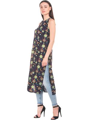 printed straight kurta - 17836571 - Standard Image - 2