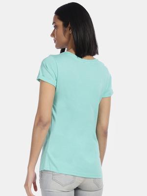 blue cotton regular tee - 17836602 - Standard Image - 3