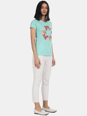 round neck graphic tee - 17836609 - Standard Image - 4