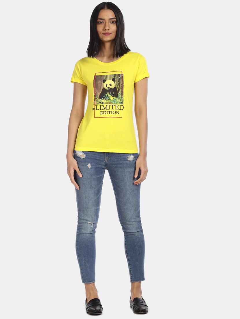 round neck graphic tee - 17836618 - Zoom Image - 4