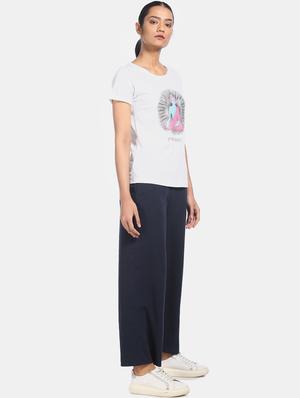 round neck graphic tee - 17836622 - Standard Image - 3