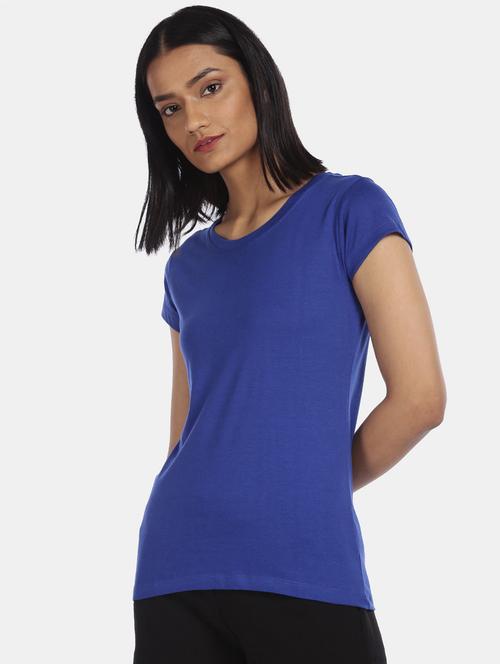 round neck solid tee - 17836643 - Standard Image - 1