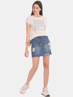 round neck graphic tee - 17836662 - Standard Image - 4