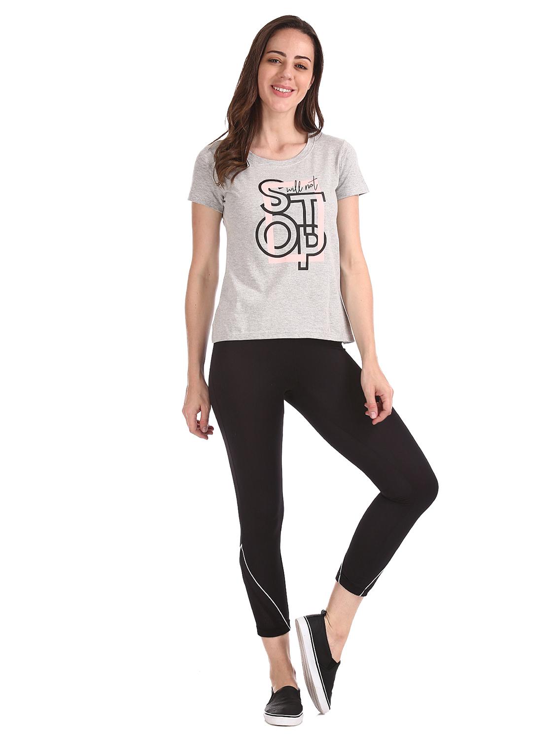 round neck graphic tee - 17836715 - Zoom Image - 4