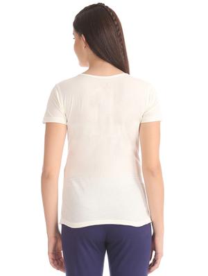 round neck solid tee - 17836722 - Standard Image - 3