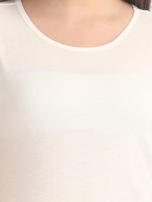 round neck solid tee - 17836722 - Standard Image - 5