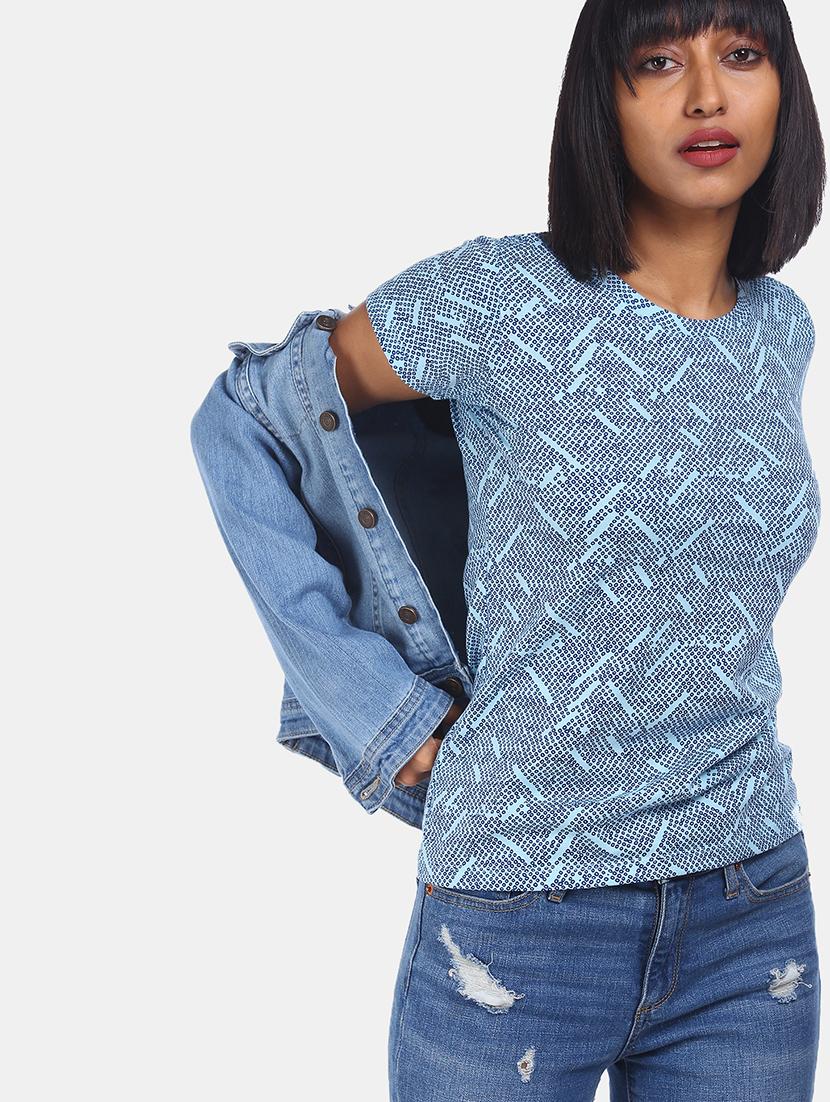 round neck printed tee - 17836779 - Zoom Image - 2