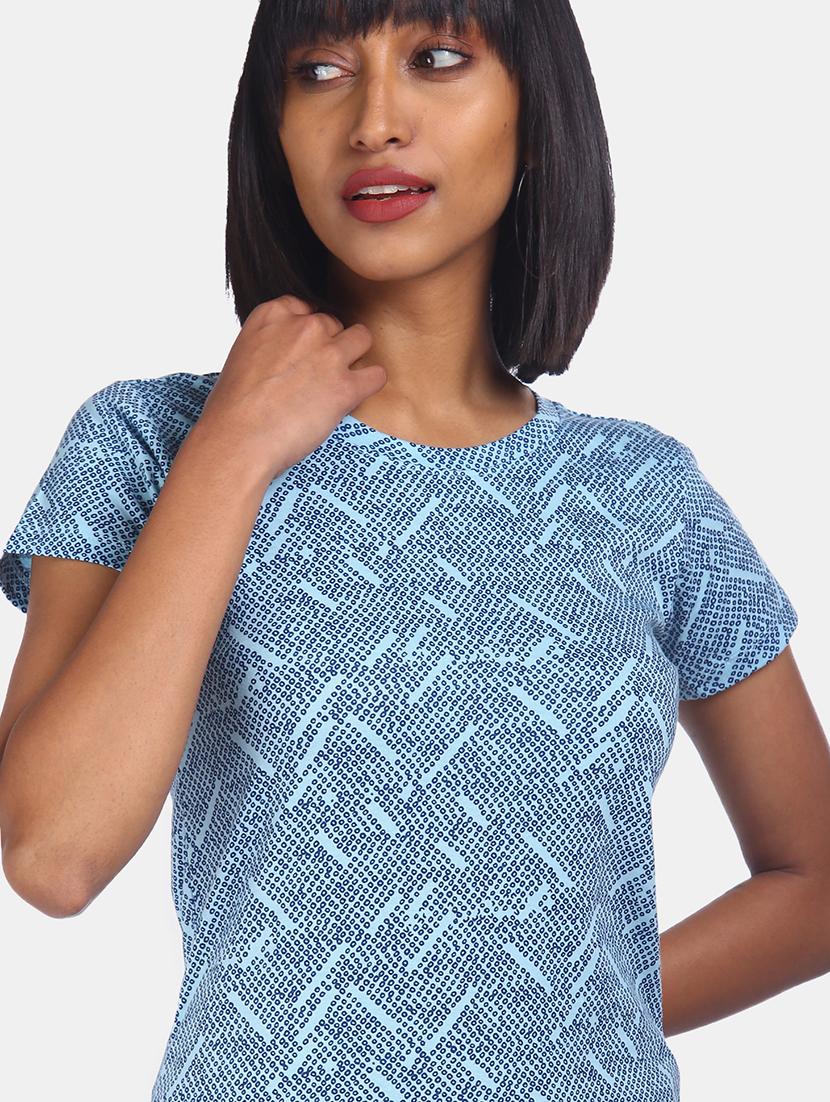 round neck printed tee - 17836779 - Zoom Image - 5