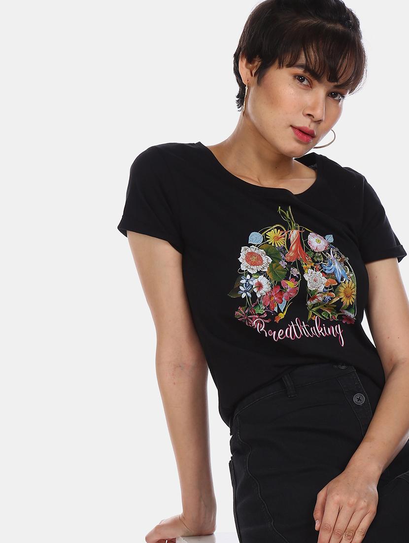 round neck graphic tee - 17836788 - Zoom Image - 2