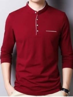 red cotton shirt - 17836904 - Standard Image - 1
