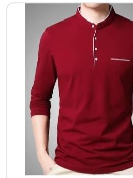 red cotton shirt - 17836904 - Zoom Image - 2
