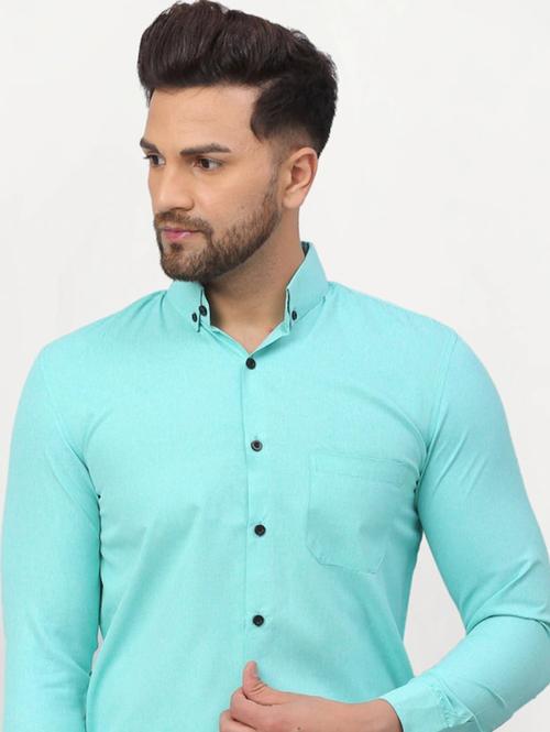 neutral cottonblend formal shirt - 17836966 - Standard Image - 1