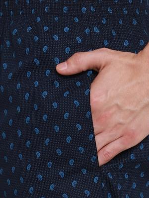 navy blue printed boxer - 17836980 - Standard Image - 5