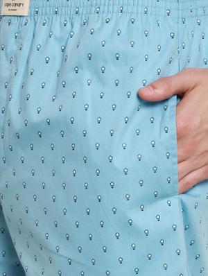light blue printed boxer - 17836984 - Standard Image - 5