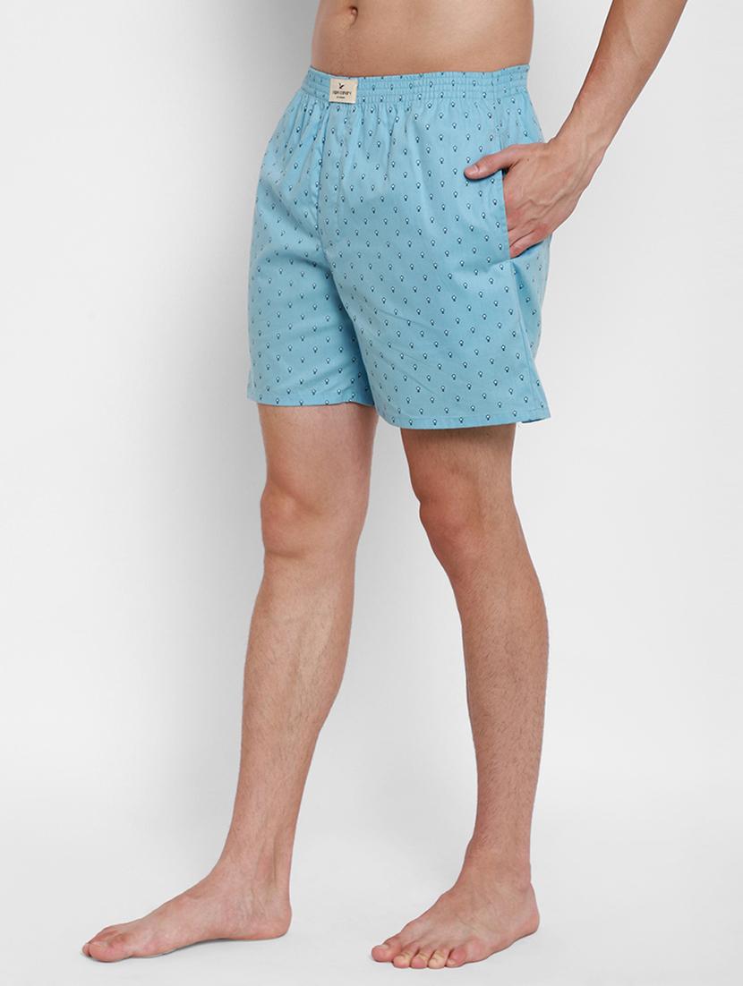 light blue printed boxer - 17836984 - Zoom Image - 2