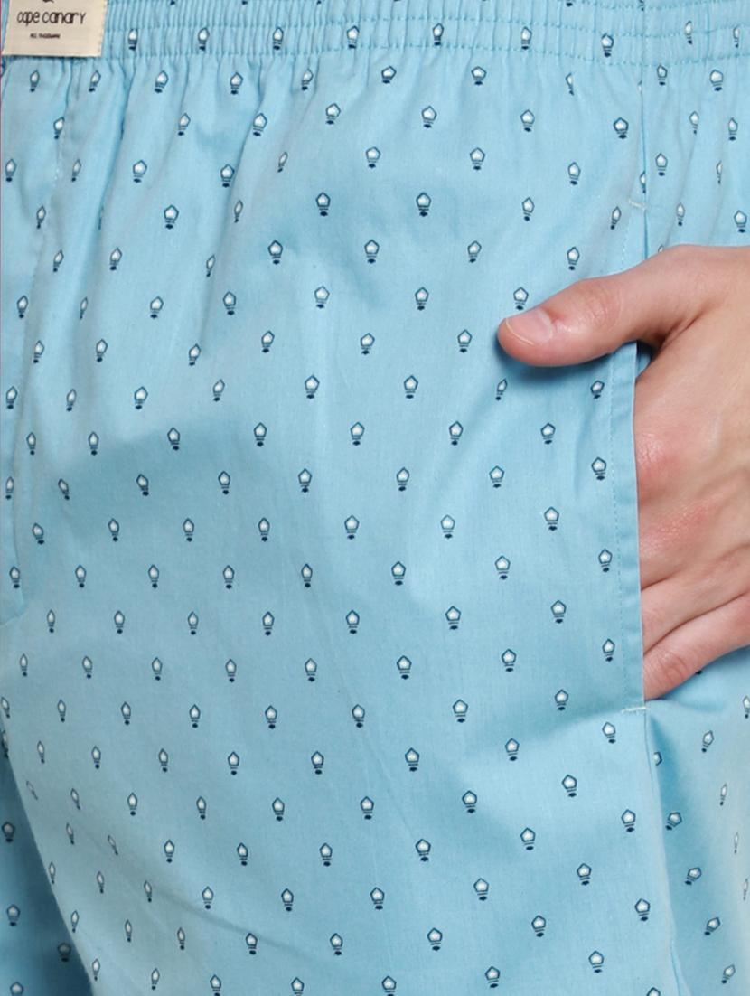 light blue printed boxer - 17836984 - Zoom Image - 5