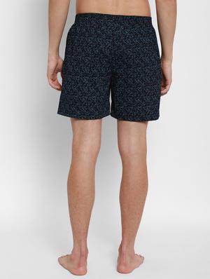 navy blue printed boxer - 17836986 - Standard Image - 3