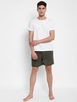 olive green printed boxer - 17836992 - Standard Image - 4