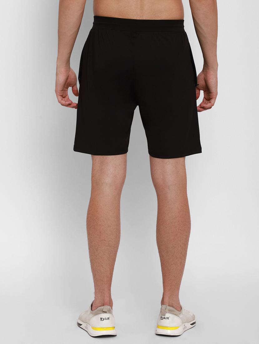 black solid shorts - 17836997 - Zoom Image - 3