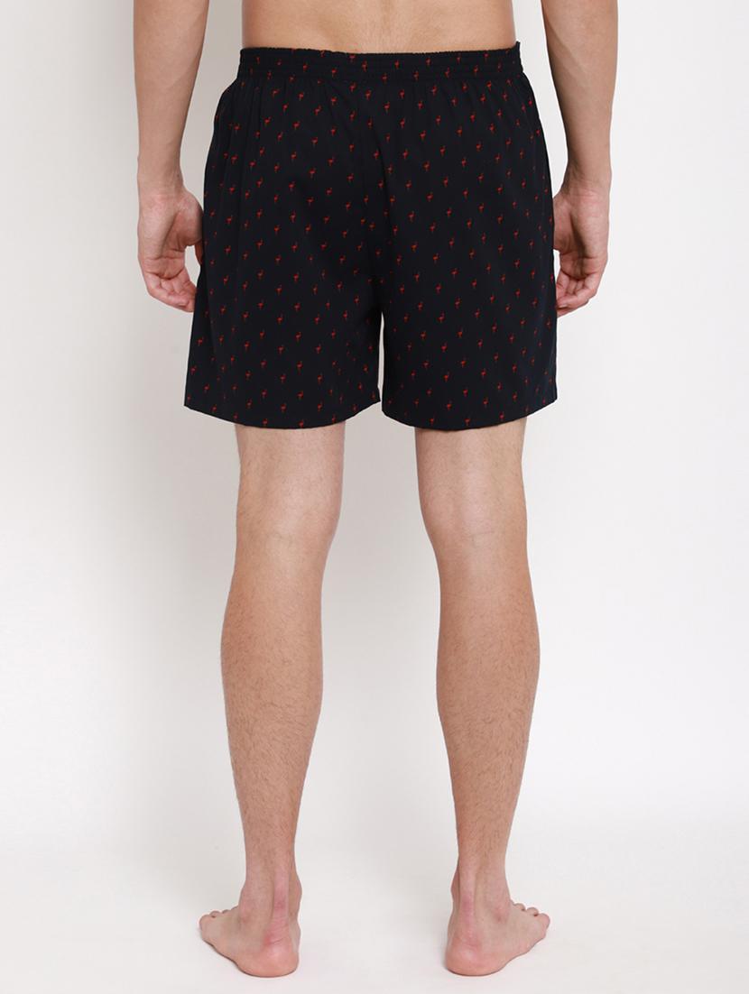 navy blue printed boxer - 17837000 - Zoom Image - 3