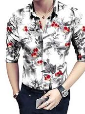 black cotton casual shirt - 17837263 - Zoom Image - 2