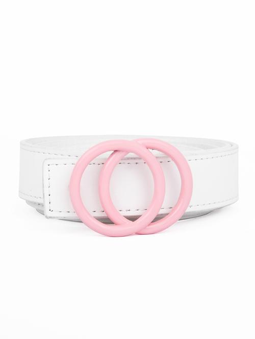white leather belt - 17837497 - Standard Image - 1