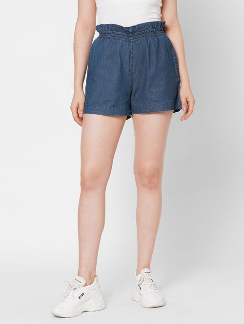 high rise denim short - 17837655 - Standard Image - 1