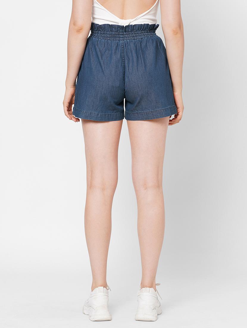 high rise denim short - 17837655 - Zoom Image - 3