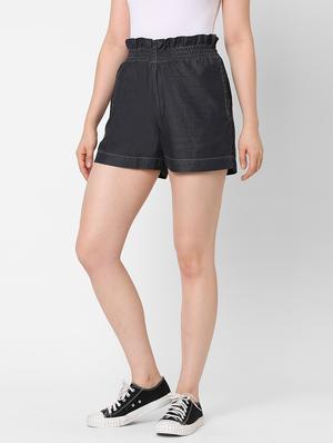 high rise denim short - 17837656 - Standard Image - 2