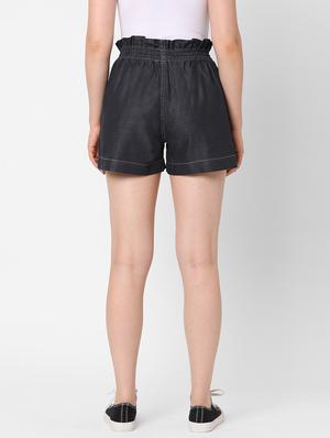 high rise denim short - 17837656 - Standard Image - 3
