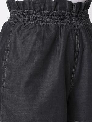 high rise denim short - 17837656 - Standard Image - 5