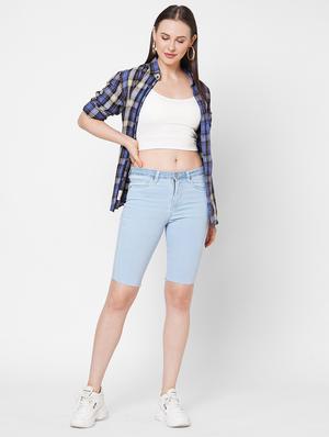 raw hem washed capri - 17837657 - Standard Image - 4