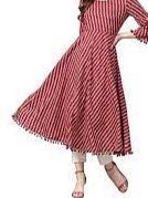 kurti women's cotton straight kurta - 17837805 - Standard Image - 2