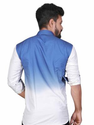 blue cotton shirt - 17837815 - Standard Image - 2
