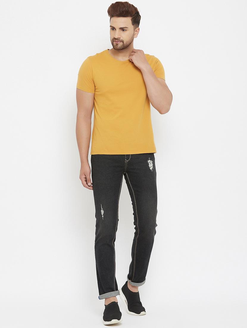black light washed ripped denim jeans - 17837891 - Zoom Image - 4