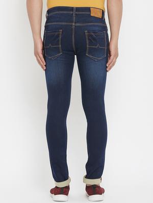 blue light washed denim jeans - 17837893 - Standard Image - 3
