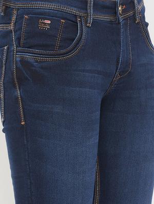 blue light washed denim jeans - 17837893 - Standard Image - 5
