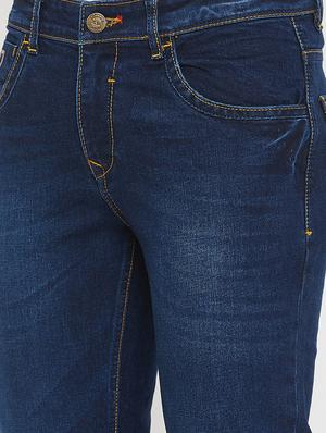blue light washed denim jeans - 17837915 - Standard Image - 5