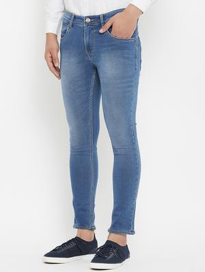 blue light washed denim jeans - 17837929 - Standard Image - 2