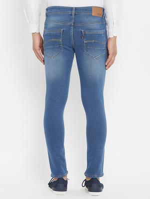 blue light washed denim jeans - 17837929 - Standard Image - 3