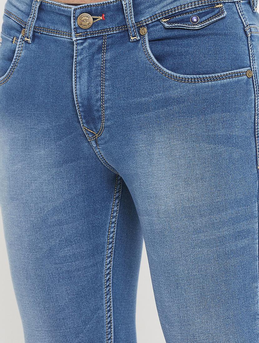 blue light washed denim jeans - 17837929 - Zoom Image - 5
