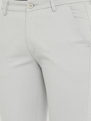 grey solid chinos - 17837933 - Standard Image - 5