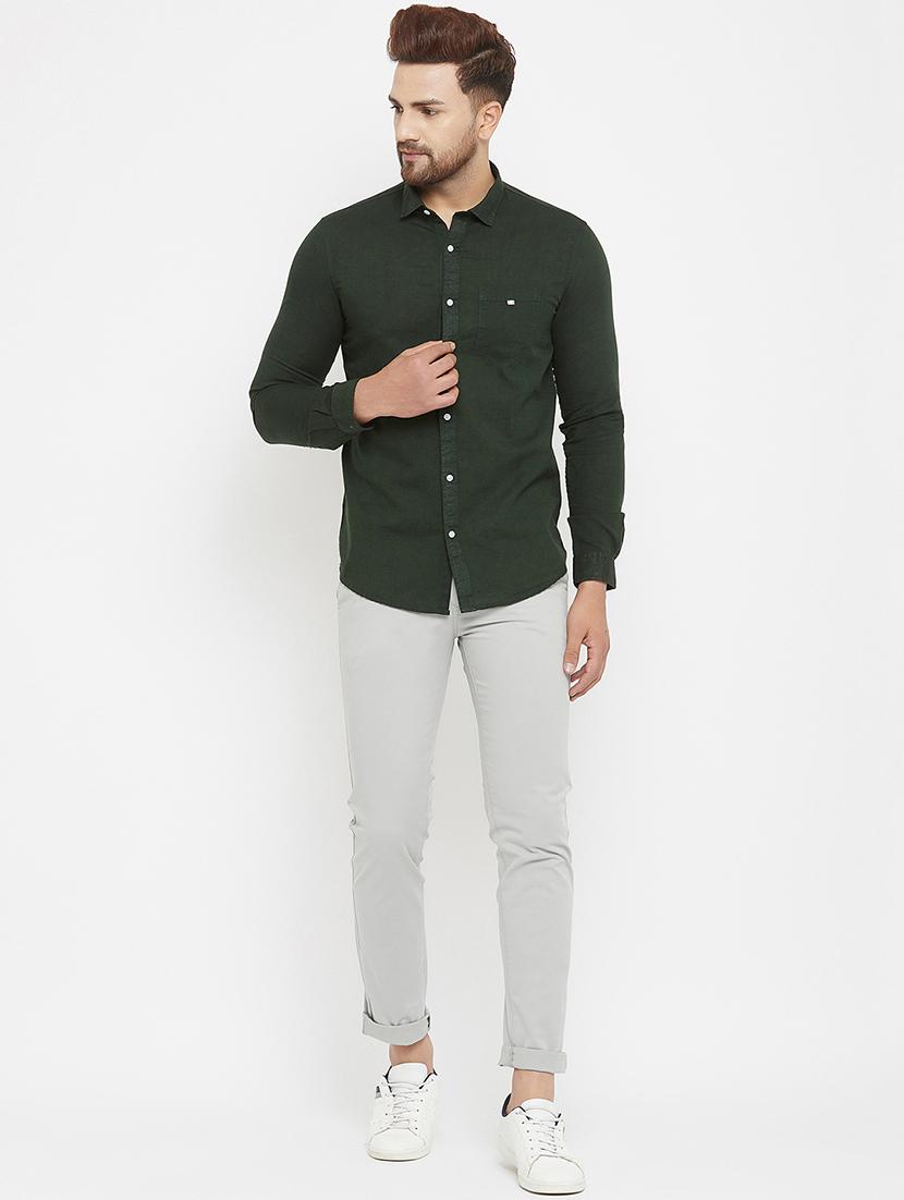 grey solid chinos - 17837933 - Zoom Image - 4